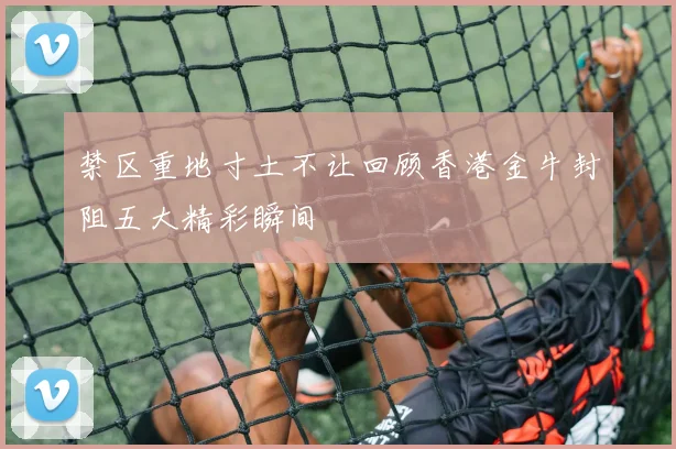 禁区重地寸土不让回顾香港金牛封阻五大精彩瞬间